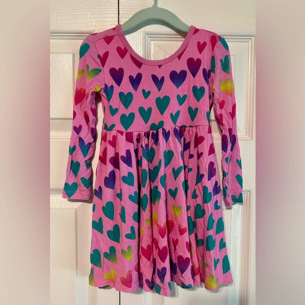 Play by Little Sleepies Ombré Heart Dress 3T
